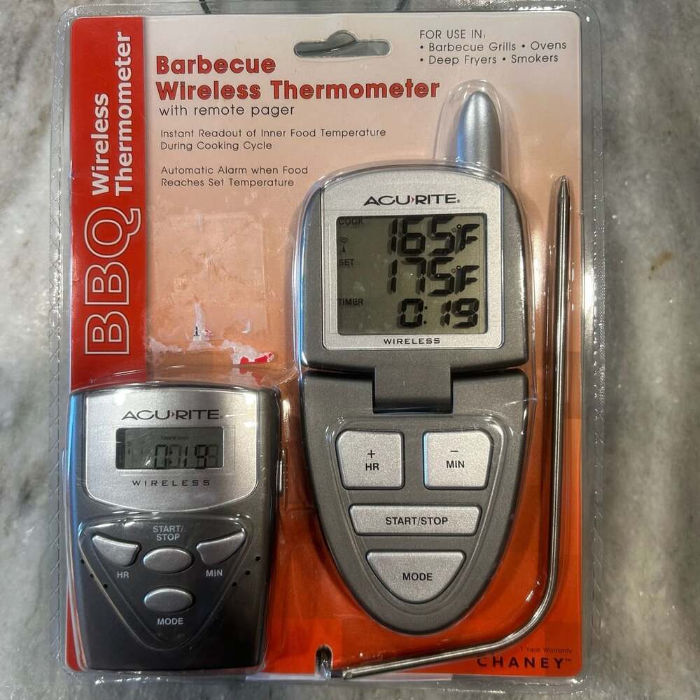 AcuRite Barbecue Wireless Thermometer with Remote Pager